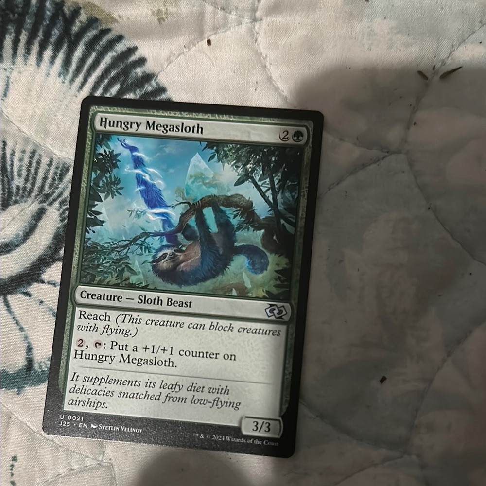 Magic Green and Blue Card Game Phyrexian Rager